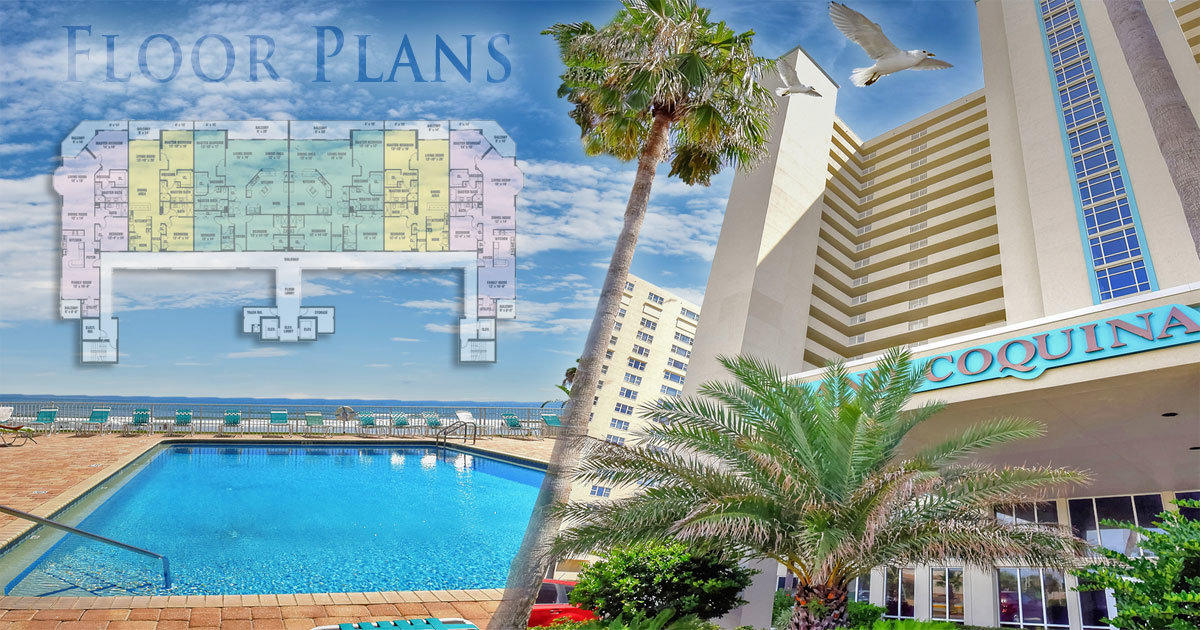 Grand Coquina Condo Floor Plans | Daytona Beach Shores Real Estate | The LUXE Group 386-299-4043